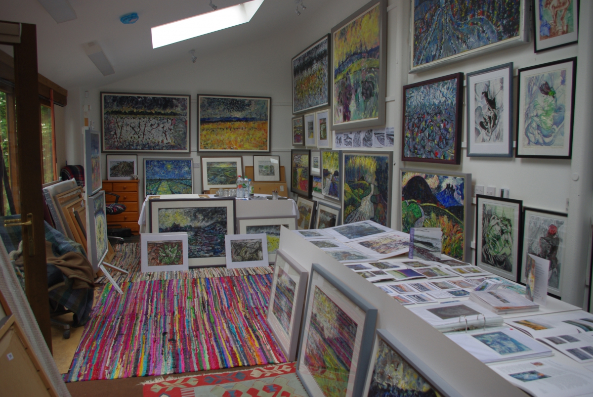 Looking after an original painting or print at home